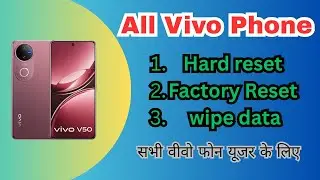 Vivo mobile Ko Hard Reset kaise Mare|| vivo phone factory Reset||pattern lock remove 