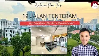 19 Jalan Tenteram Great View Corner Unit 4 Room HDB Home Tour ($550,000)
