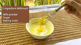ගෙදර හදන මිල්ක්මේ&zwj;ඩ්&zwj; රෙසිපිඑක Homemade Condensed Milk #condensedmilkrecipes #milkmaidrecipe #fyp