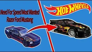 Hot Wheels 1/64 Custom Need For Speed Most Wanted Razor Mustang Yapımı