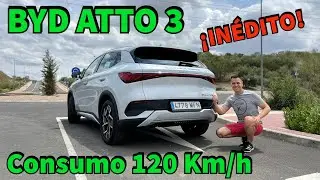 &iexcl;IN&Eacute;DITO! BYD ATTO 3 Prueba de consumo COCHE EL&Eacute;CTRICO 120 km/h Opiniones MOTORK