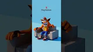 Crash on all PlayStations from PS1 to PS5 #games #playstation #crashbandicoot
