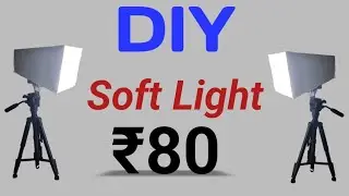 How to make soft light at home || DIY soft light || professional soft light at low cost
