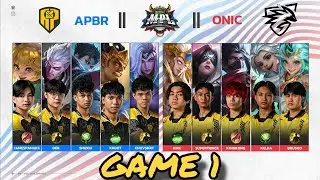 ONIC PH VS AP BREN GAME 1 HIGHLIGHTS | MPL PH S15