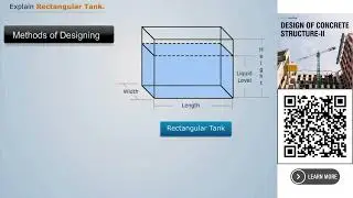 Rectangular Tank | Design of Concrete Structures-II