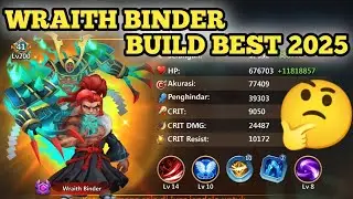 WRAITH BINDER BEST BUILD 2025 😱 CASTLE CLASH