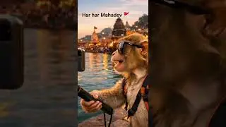 Monkey Travel Vlog 🐒 | Ancient Mandir Darshan 🙏 | Full Journey | Long Travel Vlog🚩🔱 #videos #viral 