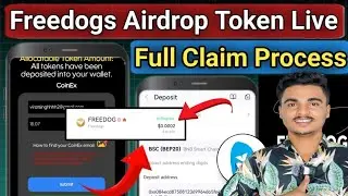FreeDogs Airdrop Live Claiming Process | FreeDogs Airdrop Price 0.05$| FreeDogs Airdrop Listing Date