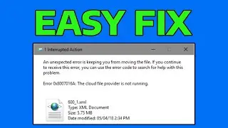How To Fix OneDrive 0x8007016a Error Code