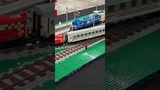 Croatian trains at BrickShow 24 in Zagreb! #lego #legotrain #afol #brickshow #hž