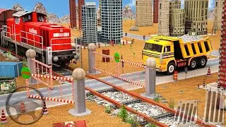 Train City Drive Road Construction Sim - Railroad Builder Simulation 2018   Best Android GamePlay #6