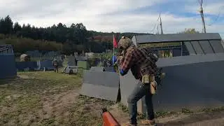 partida de airsoft en campo de sdj larrabetxu