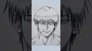 How to Draw Toji Fushiguro Easy #drawing #anime #art #shorts