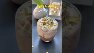 24/30 Weight loss Recipes | No Cook High Protein Breakfast Recipe #breakfast #nocook #shorts #chia