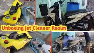 Unboxing Jet Cleaner Reaim ( Langsung Tes Cuci Motor Guys) 