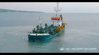 Ship drone aerial service Bulgaria drone ship repair time lapse video Ship drone inspection