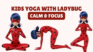 Yoga Brain Break for Kids with Ladybug | Calm & Focus