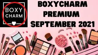 BOXYCHARM PREMIUM BOX SEPTEMBER 2021 UNBOXING & 1ST IMPRESSIONS - $200 VALUE - THEME: BTS #BOXYCHARM