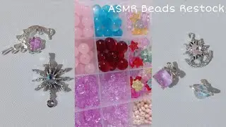 ASMR Beads Restock 💎 New Charms & Crystal Details | No Talking