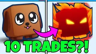 Doggy To Secret in 10 TRADES Challenge! - Bubble Gum Simulator Infinity