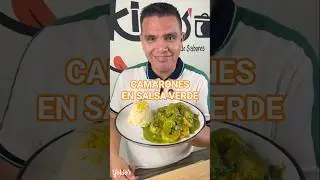 CAMARONES EN SALSA VERDE | YOKIO&acute;S #shorts #shortvideo #comida #receta #cocina #food