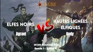 T9A - Rapport de bataille - Inter 2025 Ronde 1 - Agrael (DE) vs Andy (HBE)