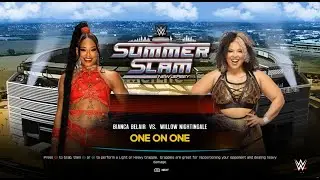 🔥 POWER. ATHLETICISM. HEART. 🔥SUMMERSLAM SHOWSTOPPER – Bianca Belair vs Willow Nightingale