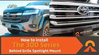 How to install a Behind Grille Spotlight Mount on your Landcruiser 300 Series