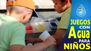 Juegos con agua para niños +2 años