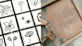 Let's make this old Wood board into special/ Wood/ Artist/ Painting #shorts #creative  #painting