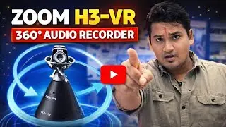 Zoom H3-VR 360&deg; audio recorder. #zoom #audio #audiogear #studio 