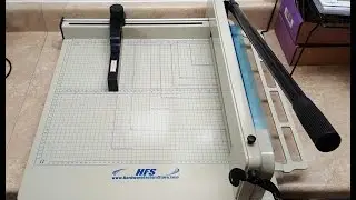 HFS 17 inch blade A3 cutter Set Up