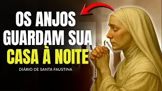 ⚠️SANTA FAUSTINA CONFIRMOU: É ASSIM QUE OS ANJOS DEFENDEM SUA CASA DURANTE A NOITE — O 3º SINAL É