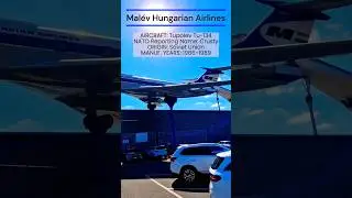 Historic Tupolev Tu-134 | Mal&eacute;v Hungarian Airlines | @MuseenSinsheimSpeyer