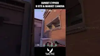 Sunset Cypher Defense B Site & Market Window Camera Setup | Valorant Tactic