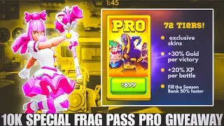 10k Subscribe Special Pro Pass Giveaway - Frag Pro Shooter 🤯🔥