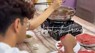 Hotpot Lunch with friends || Back to college ||  