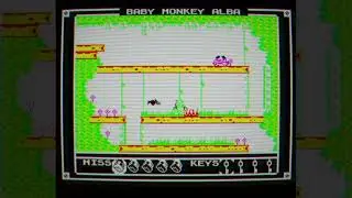 BABY MONKEY ALBA zx spectrum 128k homebrew games (NO COMMENTARY GAMEPLAY) nostalgia #retrogaming