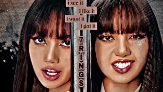 LİSA - 7 Rings Edit | Kpop Edit | Honey Cake
