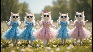 Traditional Cat Dance 💃🐾 Indian Style Fun Cats | AiCat Jamz