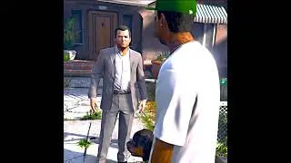 micheal meets with lamar #gta5 #gta5