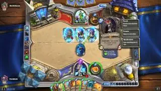 Day Nine's delay mage deck against late game druid. (through the deck)