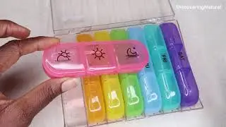 Auvon Pill Organizer Review | 3 times a Day | Amazon Find