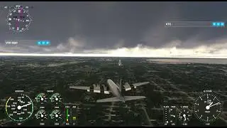 DC 6 lands at MTC Selfridge ANGB MI