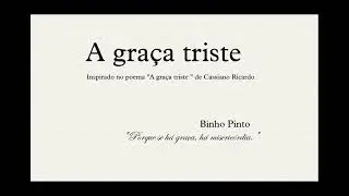 A graça triste - Binho Pinto
