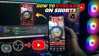 How To Live Stream on YouTube shorts with obs studio || 🤩 best obs setting for shorts live stream