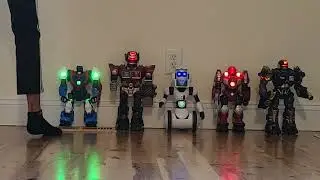 HTC Robot Roaming Video + Bonus Turbo Fighter With Low Batteries Roaming Robot Hap-P-Kid & WowWee
