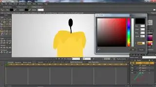 draw and animation candle flame in anime studio - moho 12