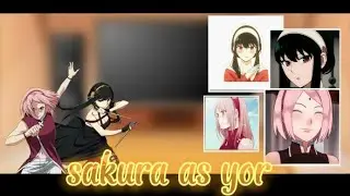 🌸🍒•||team 7 e Hinata react to sakura as yor||•🍒🌸 |🇧🇷|🇪🇸|🇺🇲 part 01/02