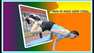 High jump men 45 41st National Masters Athletics Championship 2020 Imphal, Manipur
